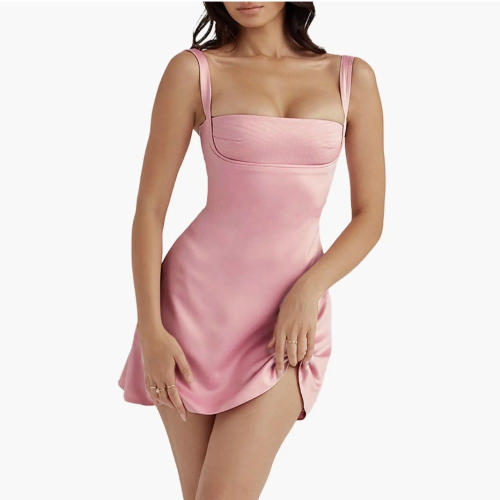 House of CB quartz a line dress